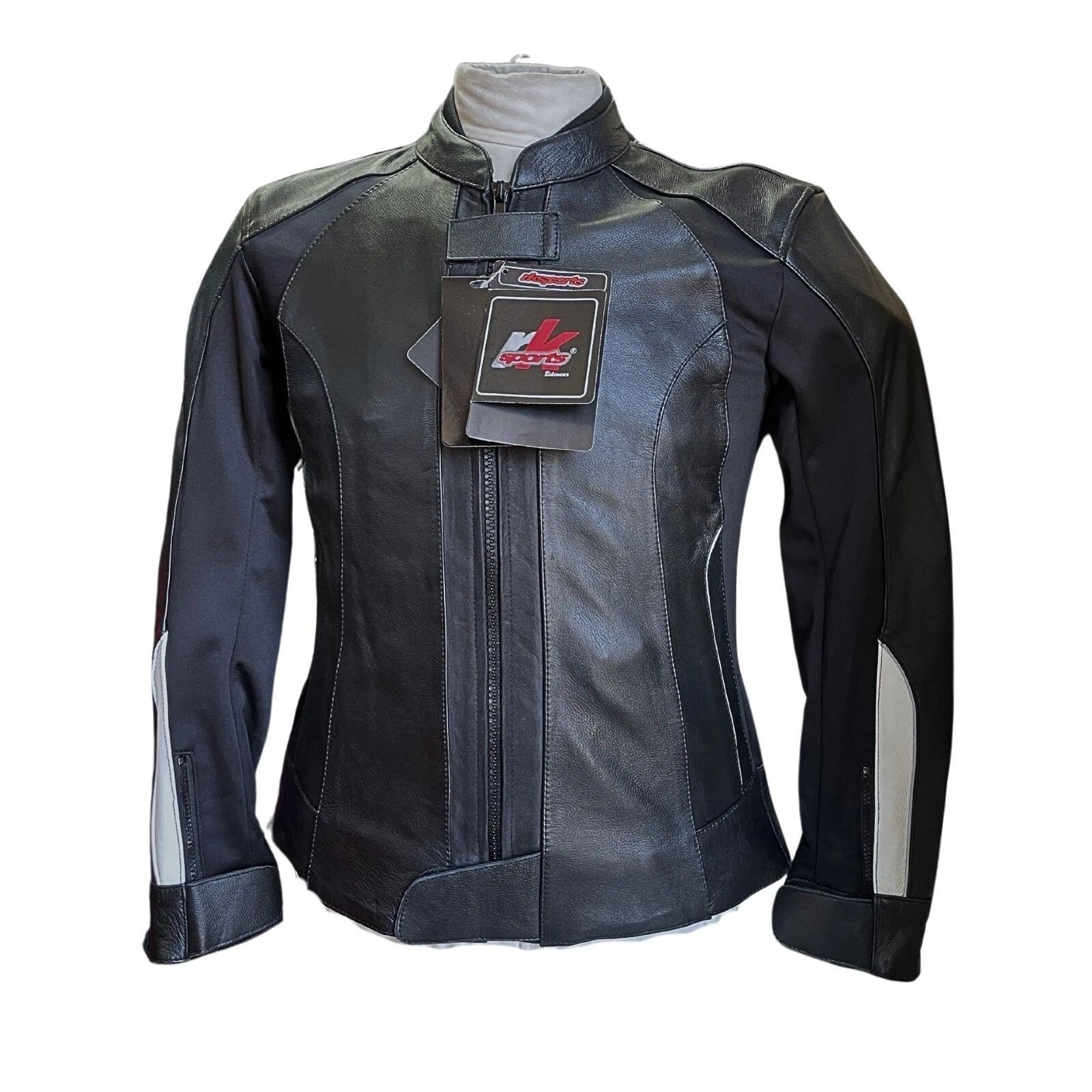 Blouson de moto en cuir RK Sports 1633