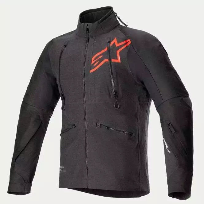Alpinestars Hyde XT Drystar XF Textile Jacket - Black / Bright Red