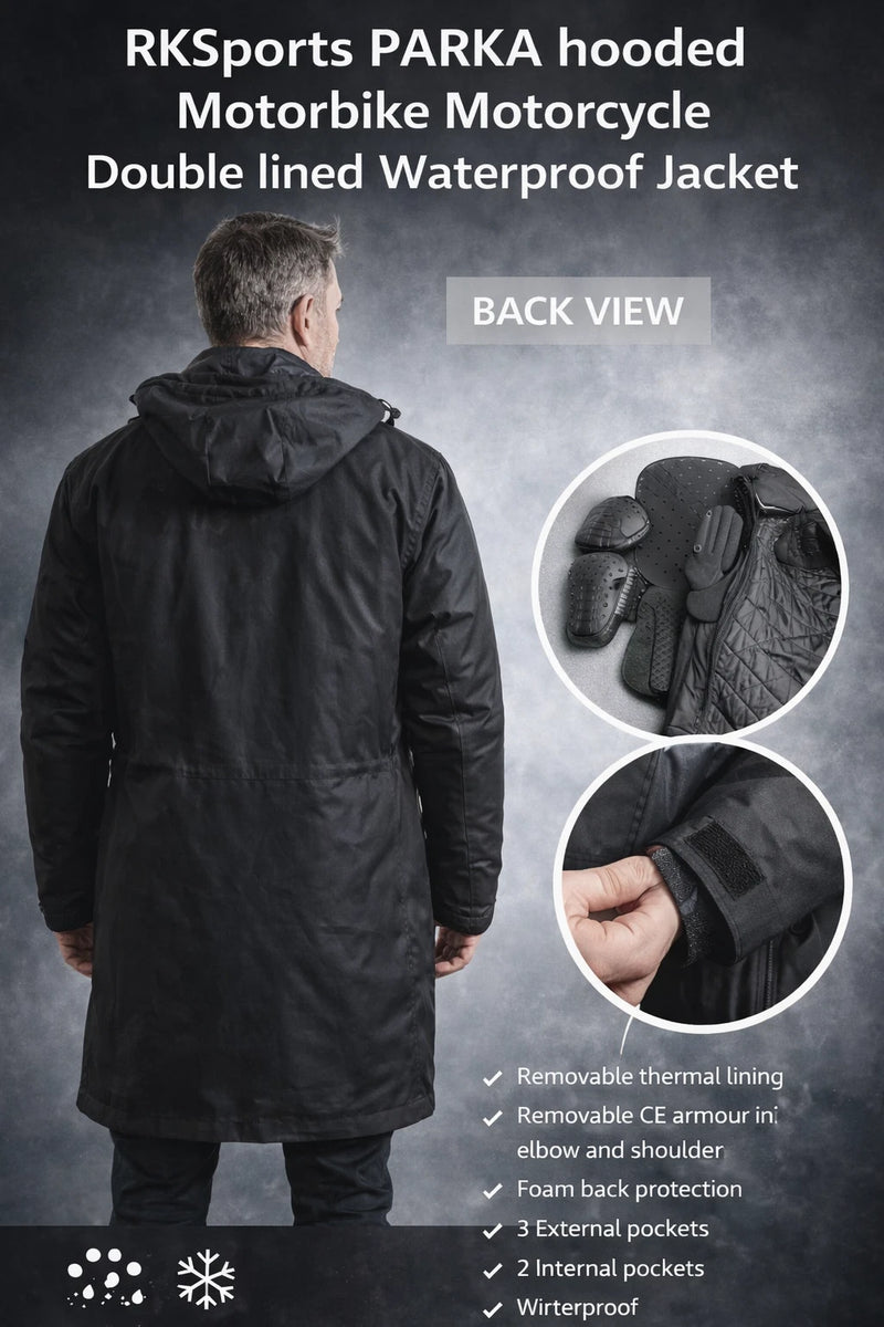 Proto Parka Hooded Double Lined Motorcycle Suit
