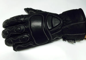 Gants de moto d'hiver en cuir RK Sports