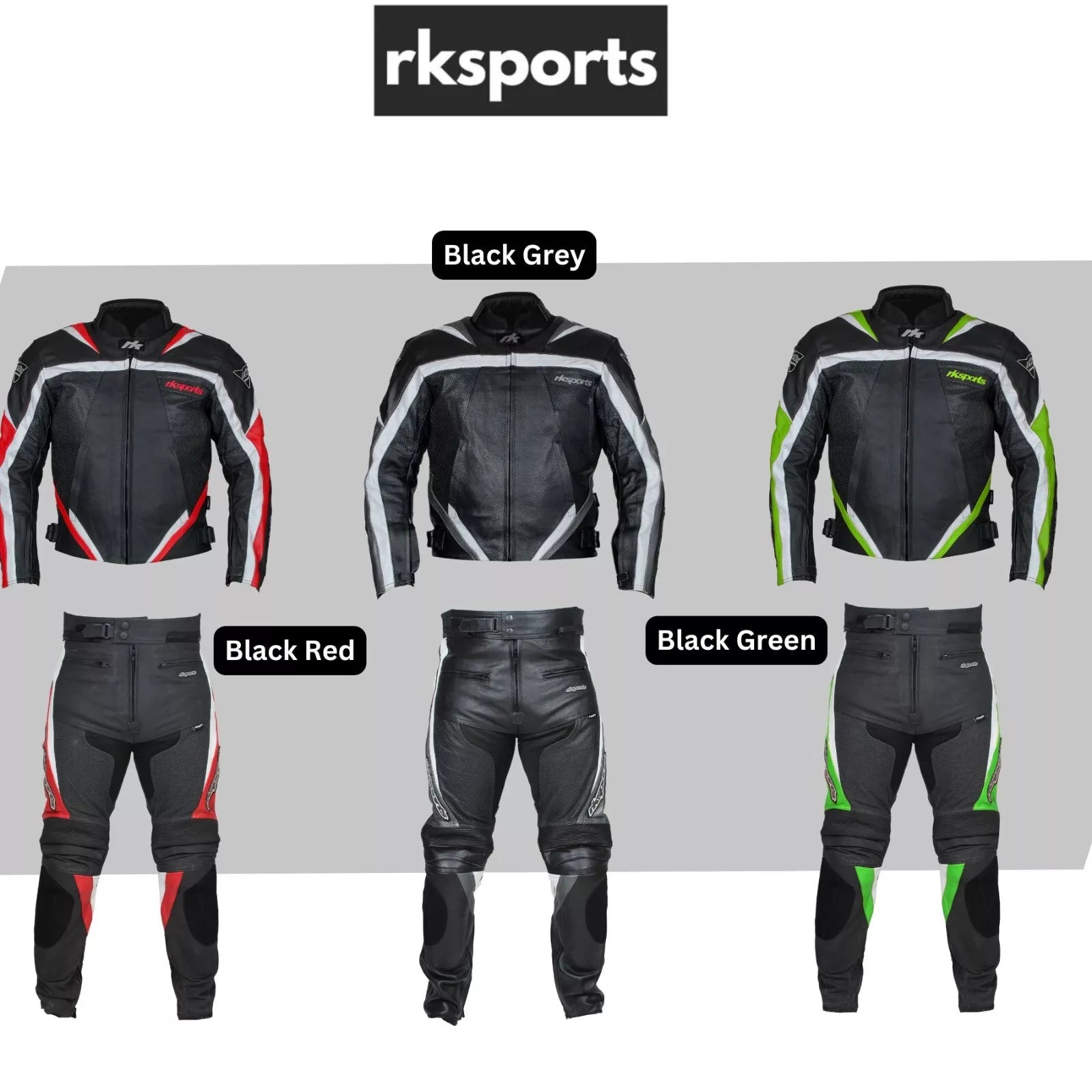 Pantalon de moto en cuir Chief RK Sports