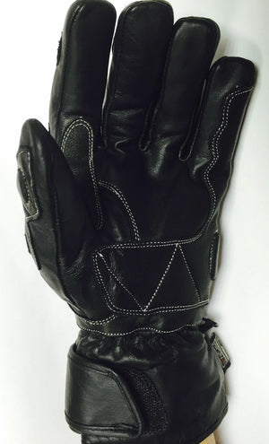 Gants de moto d'hiver en cuir RK Sports