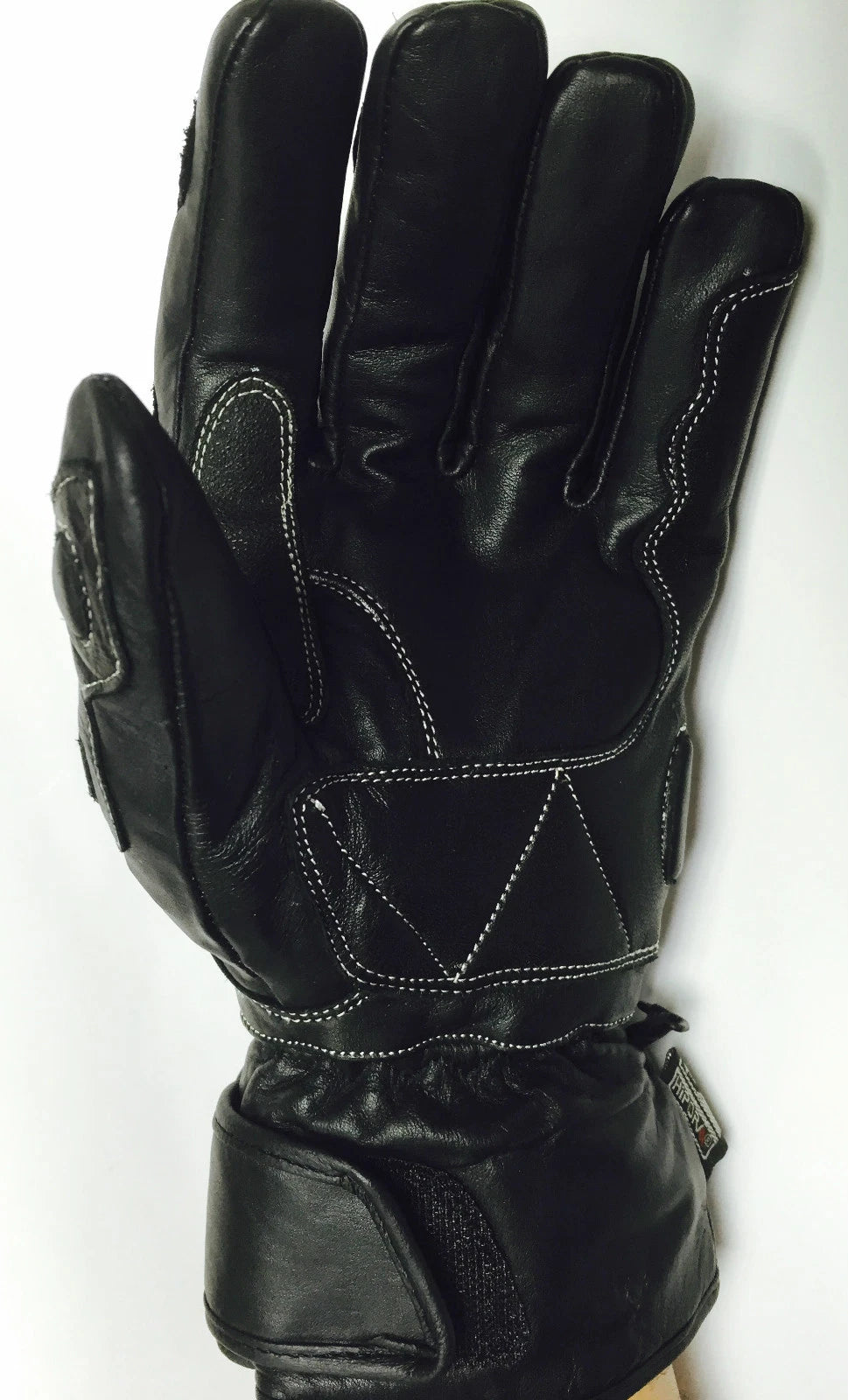 Gants de moto d'hiver en cuir RK Sports