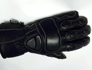 Gants de moto d'hiver en cuir RK Sports