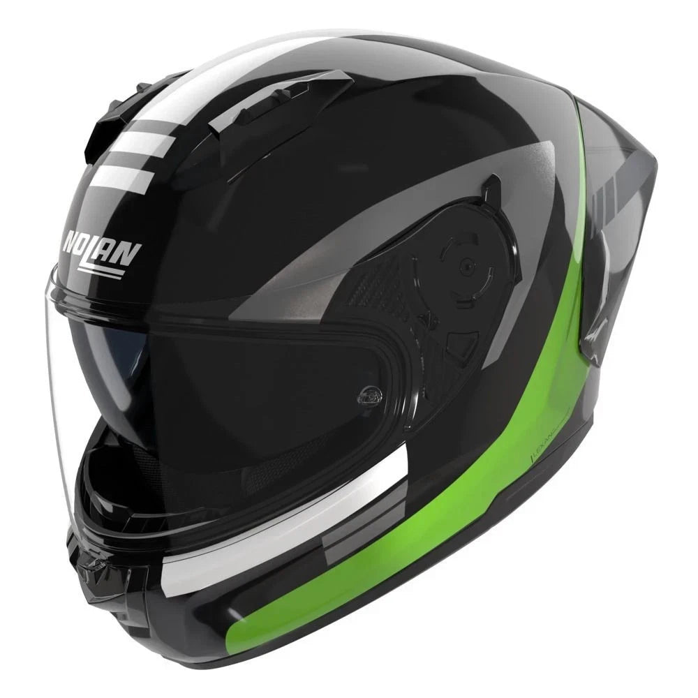 Full-Face Helmet Nolan N60-6 SPORT CONTRASTO 358 Black / Fluorescent Green