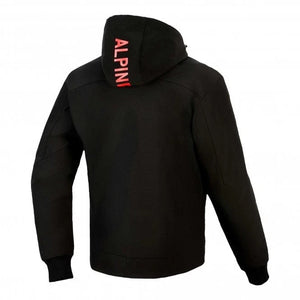 Alpinestars Radium Tech Motorcycle Hoodie Urban Textile Jacket (Black/Red)