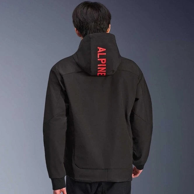 Alpinestars Radium Tech Motorcycle Hoodie Urban Textile Jacket (Black/Red)
