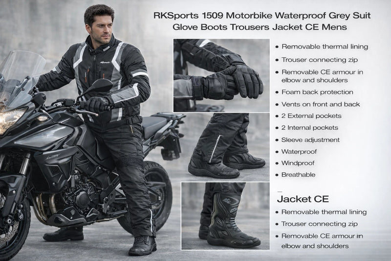 RK Sports Commander CE Motorcycle Trousers