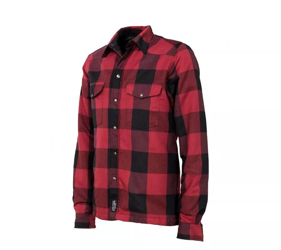 RKsports Motorcycle Lumberjack Motorbike Unisex Made with Kevlar Shirt CE armour