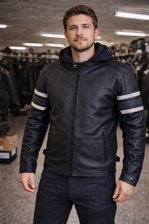 Sweat à capuche moto blindé et détachable RK Sports 747