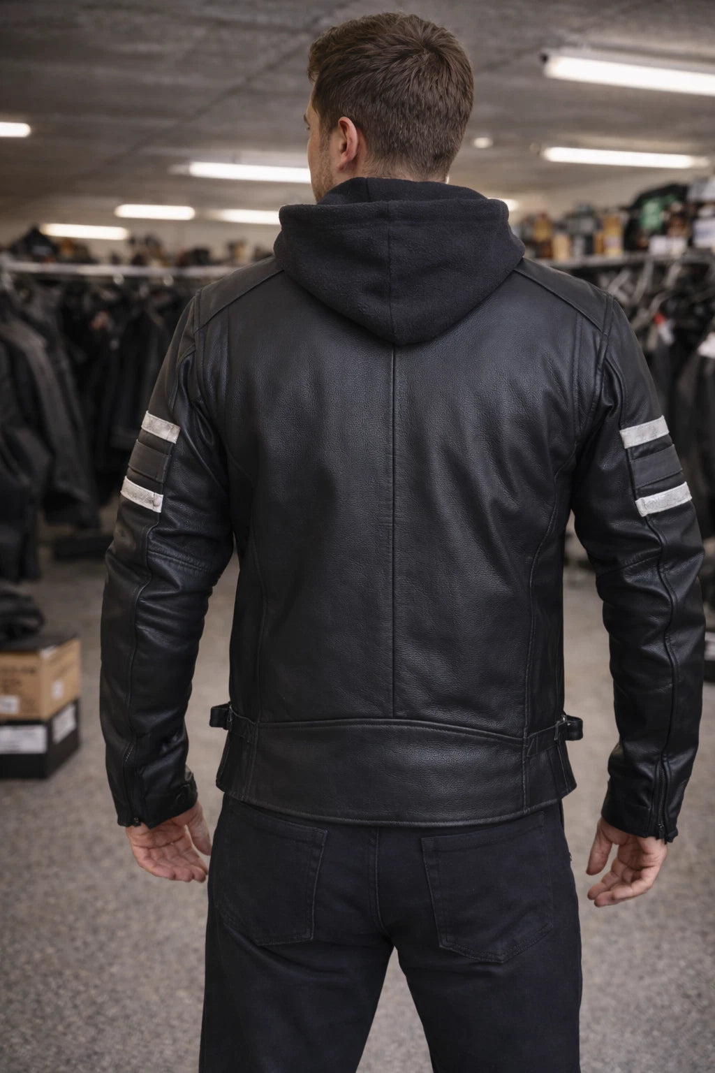 Sweat à capuche moto blindé et détachable RK Sports 747