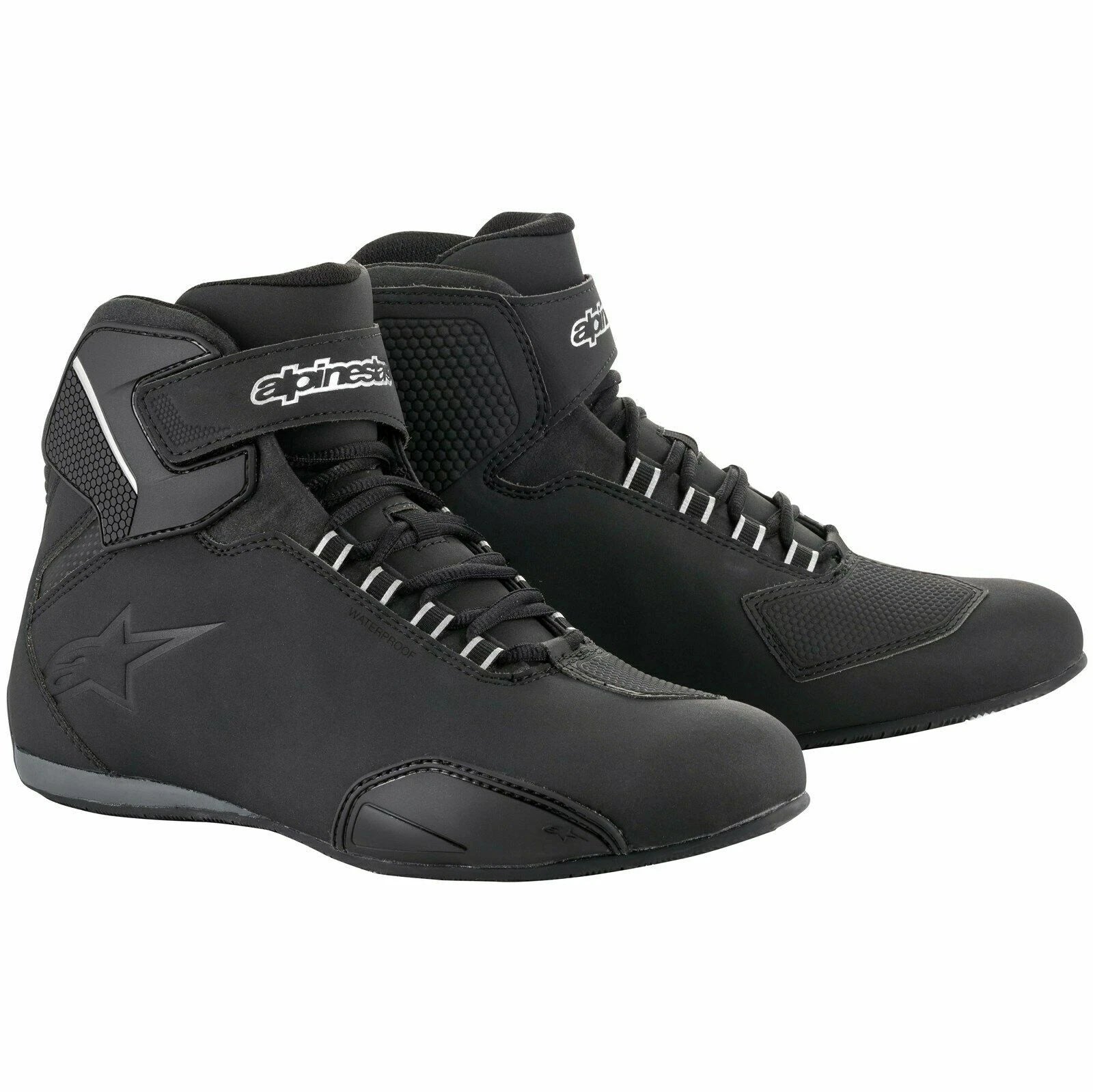 Alpinestars Sector Motorcycle Shoes CE trainers Short Mens Black