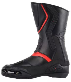 Nitro NB-41 Waterproof Leather Sports Motorbike Motorcycle Boots Black/Red