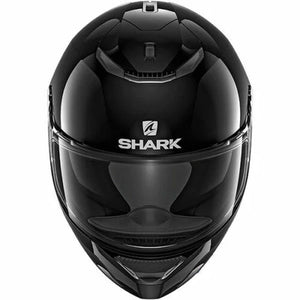 Shark Spartan Blank Black BLK Full Face Motorcycle Helmet