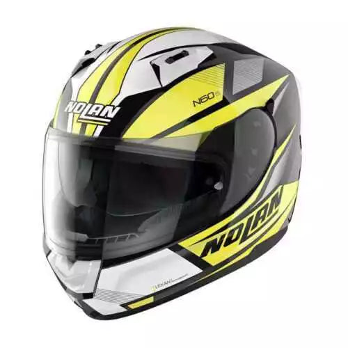Nolan N60-6 Anchor 023 Full Face Motorcycle Crash Helmet Sunvisor Blue