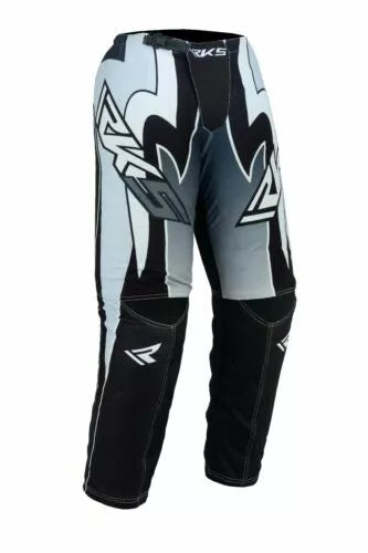 Rksports Kids Motorcycle OFF ROAD BOTTOMS Black Grey Blue