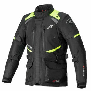 Alpinestars Andes V3 Men's Drystar Textile Motorcycle Riding Jacket Black Fluo