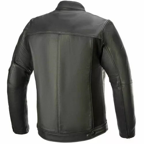 Alpinestars Topanga Leather Motorcycle Motorbike Jacket Black