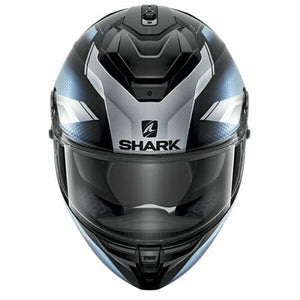 Shark Spartan GT Elgen Mat KSS Blue/Silver Full Face Motorcycle Helmet ZE