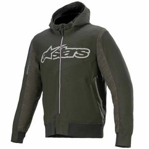 Alpinestars Rhod Windstopper Motorcycle MotorBike Scooter Riding Hoodie - Black