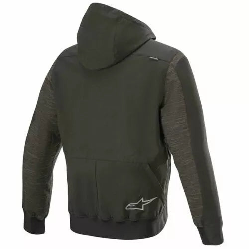 Alpinestars Rhod Windstopper Motorcycle MotorBike Scooter Riding Hoodie - Black