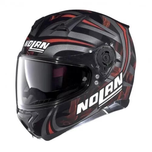 Nolan N87 Ledlight N-Com Gloss Full Face Motorcycle Helmet