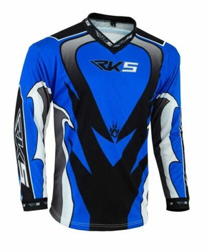Rksports Adults Motorbike Motorcycle OFF ROAD TOP Grey Blue Red
