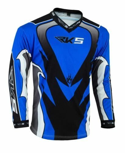Rksports Adults Motorbike Motorcycle OFF ROAD TOP Grey Blue Red