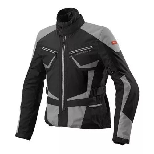 Spidi GB H2Out Multi Winter Black Grey Mens Waterproof Warm Motorcycle Jacket