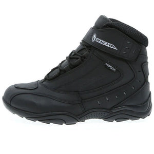 Richa Slick Mens Short Ankle Waterproof Motorcycle Boots - Black With Free Gift!