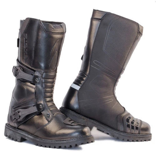 RICHA ADVENTURE OFF ROAD MX ROAD CROSS LEATHER WATERPROOF MOTORBIKE BOOTS + GIFT