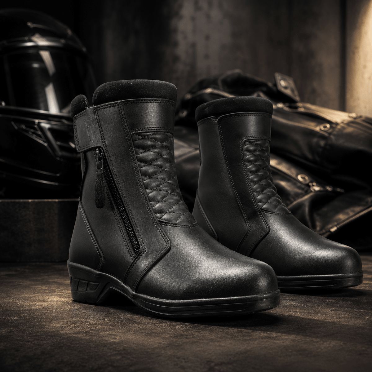 Sedici Waterproof Motorbike Boots – All-Weather Riding Protection