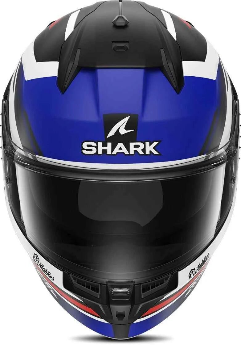 Shark D-Skwal 3 Firstlap Full Face Motorcycle Helmet - Black/Blue/Red