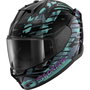 Intercom de moto Shark D-Skwal 3 Reptaia Mat Kxk Carbon