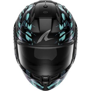 Intercom de moto Shark D-Skwal 3 Reptaia Mat Kxk Carbon