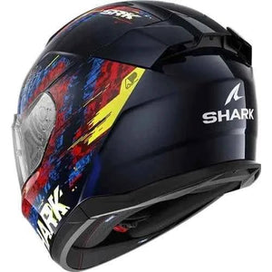 Shark D-Skwal 3 Speed-Vib RED/BLUE/BLACK Motorcycle FullFace Helmet - ECE 22.06