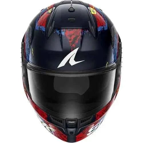Shark D-Skwal 3 Speed-Vib RED/BLUE/BLACK Motorcycle FullFace Helmet - ECE 22.06