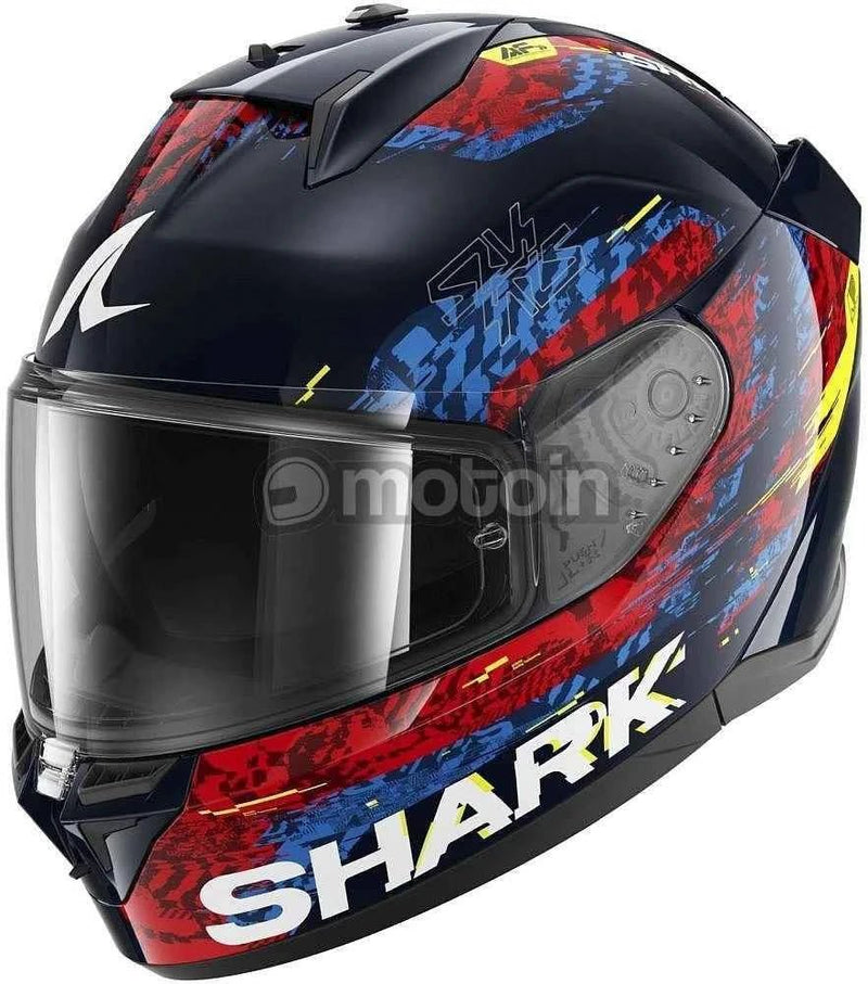 Shark D-Skwal 3 Speed-Vib RED/BLUE/BLACK Motorcycle FullFace Helmet - ECE 22.06