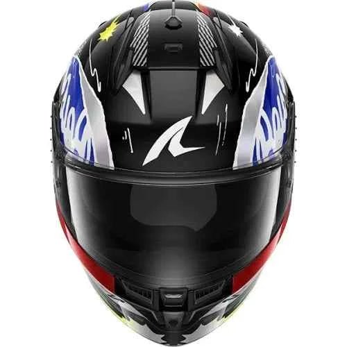 Shark D-Skwal 3 Speed-Vib Streetrush KBU Motorcycle FullFace Helmet - ECE 22.06