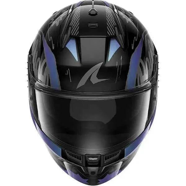 Shark D-Skwal 3 Streetrush Green / Pearl Motorcycle FullFace Helmet - ECE 22.06