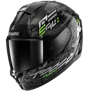Shark Ridill 2 Molokai Full Face Motorcycle Helmet - Black/Green