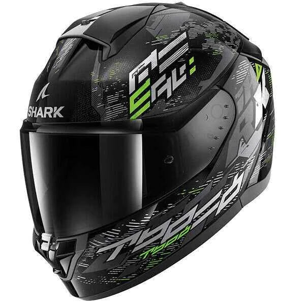 Shark Ridill 2 Molokai Full Face Motorcycle Helmet - Black/Green