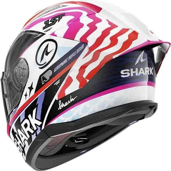 Shark Skwal Cup Speed-Fancy White / Black / Orange Full Face Motorcycle Helmet