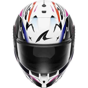 Shark Skwal Cup Speed-Fancy White / Black / Orange Full Face Motorcycle Helmet