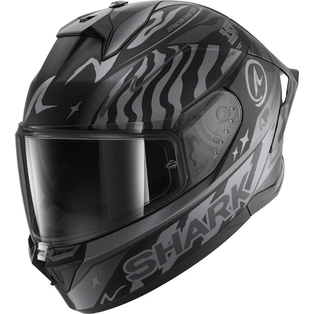 Casque intégral de moto Shark Skwal I-Cup Speed-Fancy Mat Kas