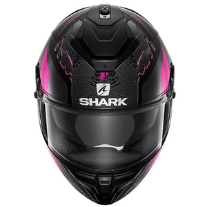 SHARK SPARTAN GT RYSER MATT BLACK ANT VIOLET MOTORCYCLE MOTORBIKE TOURING HELMET