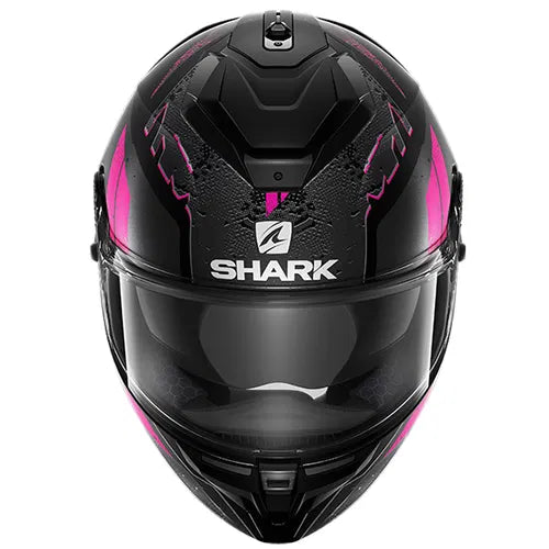 SHARK SPARTAN GT RYSER MATT BLACK ANT VIOLET MOTORCYCLE MOTORBIKE TOURING HELMET