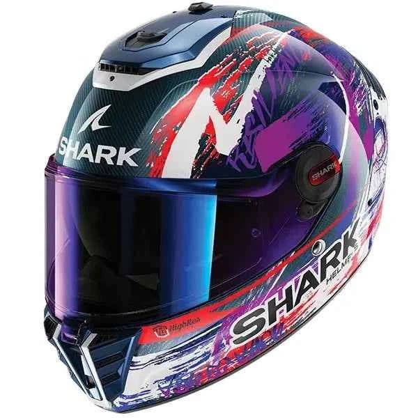 Shark SpartanRS Carbon Zarco Sign Black / White / Violet / Red HELMET