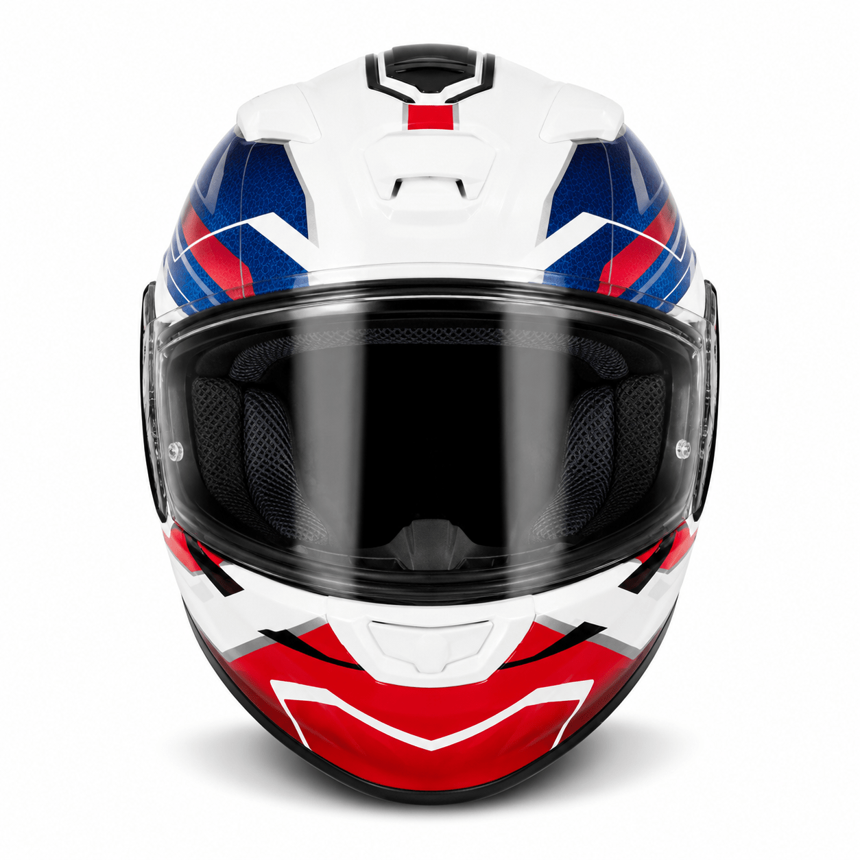 Shoei NXR2 Capriccio TC-10 White Blue Red Full Face Motorcycle Helmet ECE 22.06