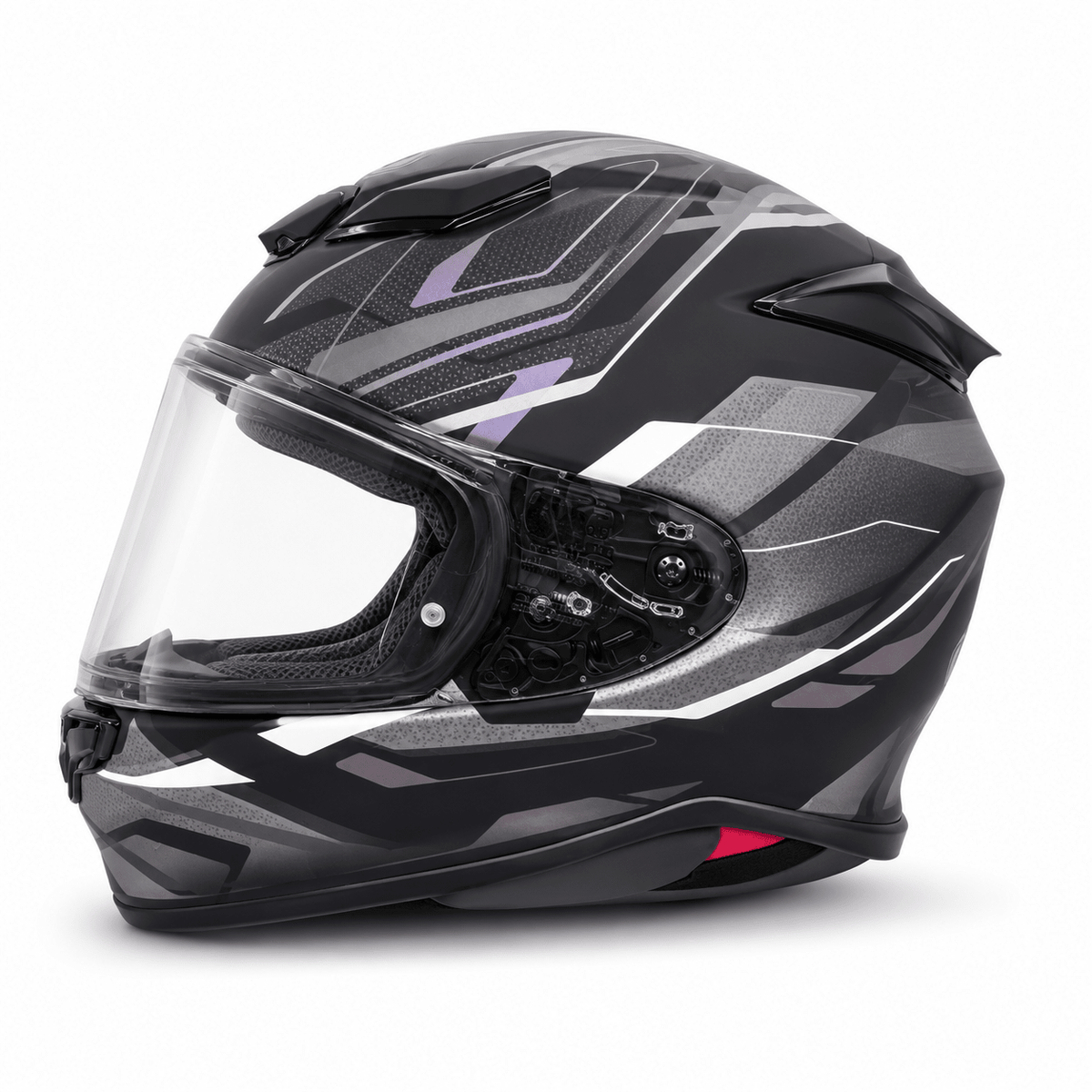 Shoei NXR2 Capriccio TC-5 Black Silver Full Face Motorcycle Helmet ECE 22.06